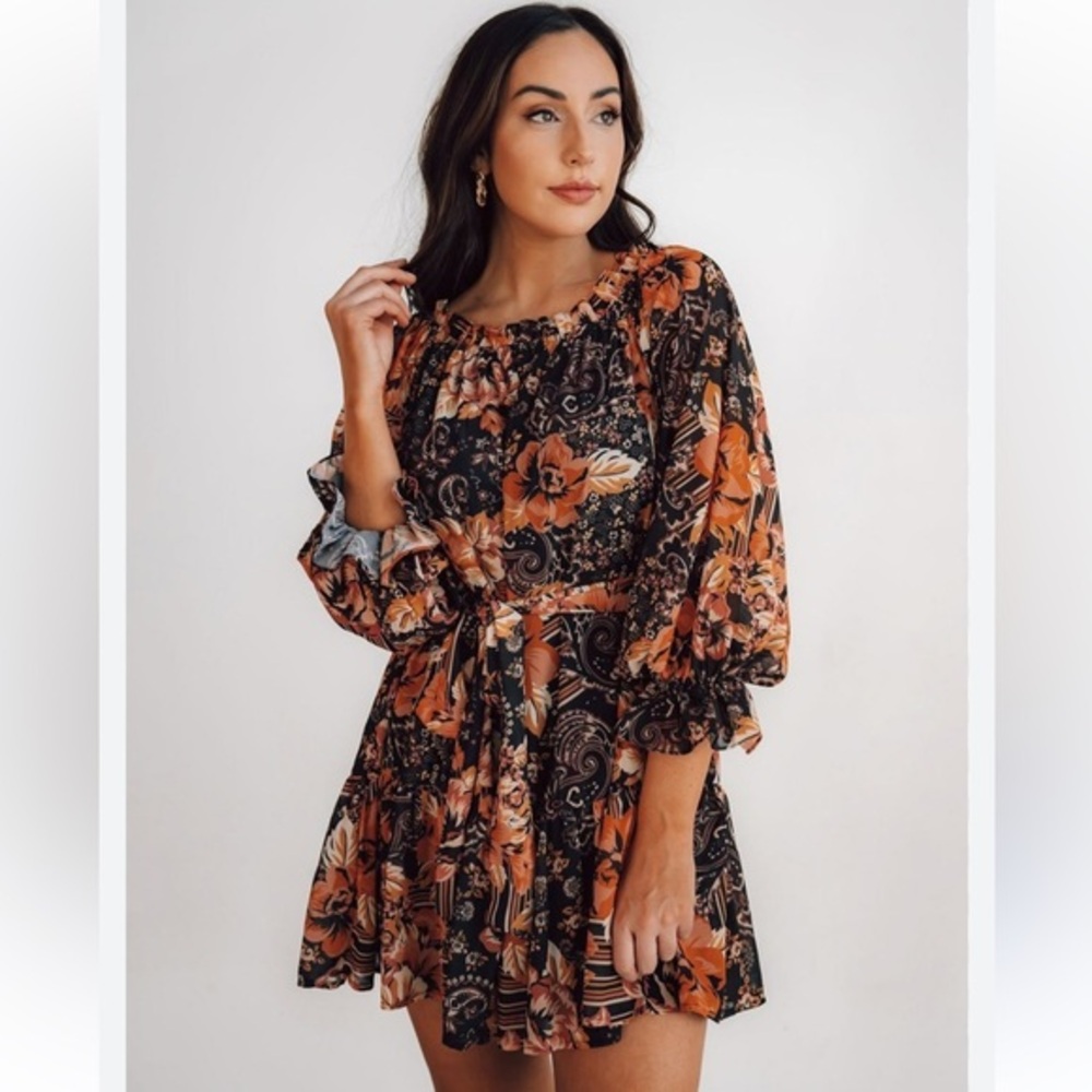 Baltic Born Mars Floral Mini Dress Medium